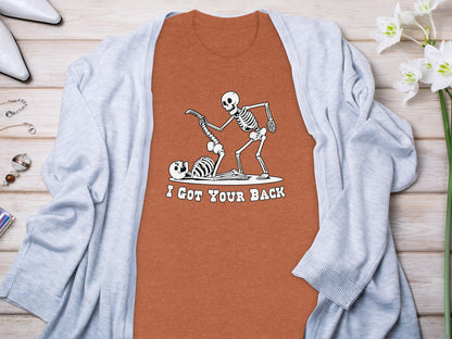 I Got Your Back Skeleton Graphic T-shirt