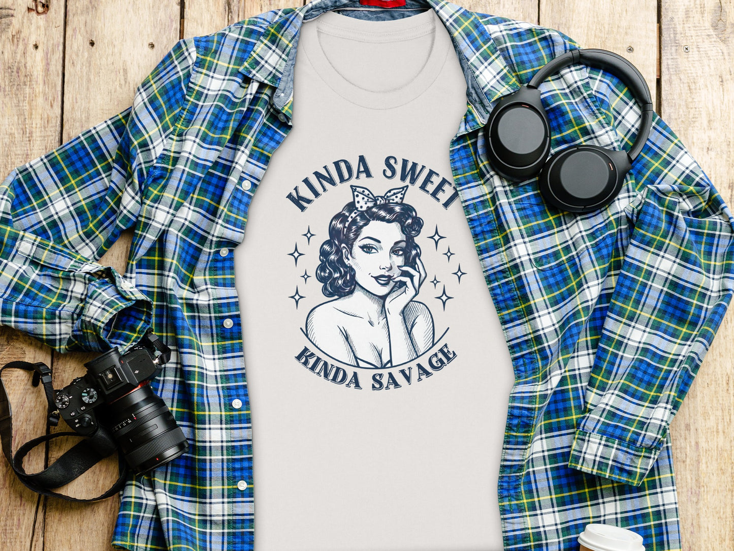 Kinda Sweet Kinda Savage Graphic Tee Shirt