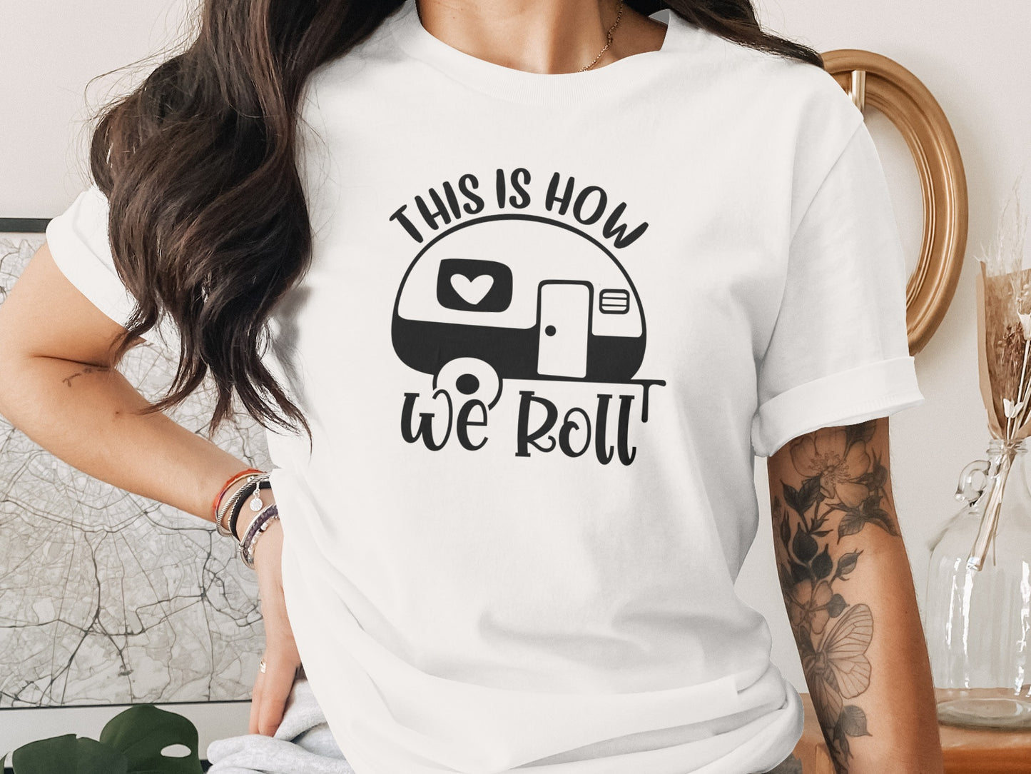 This is How We Roll Camper Graphic For Adventurers T-Shirt T-Shirt - Outdoor & Adventure Collection - Mile Marker 16 Gear by Cloud 16 Clothing Co.