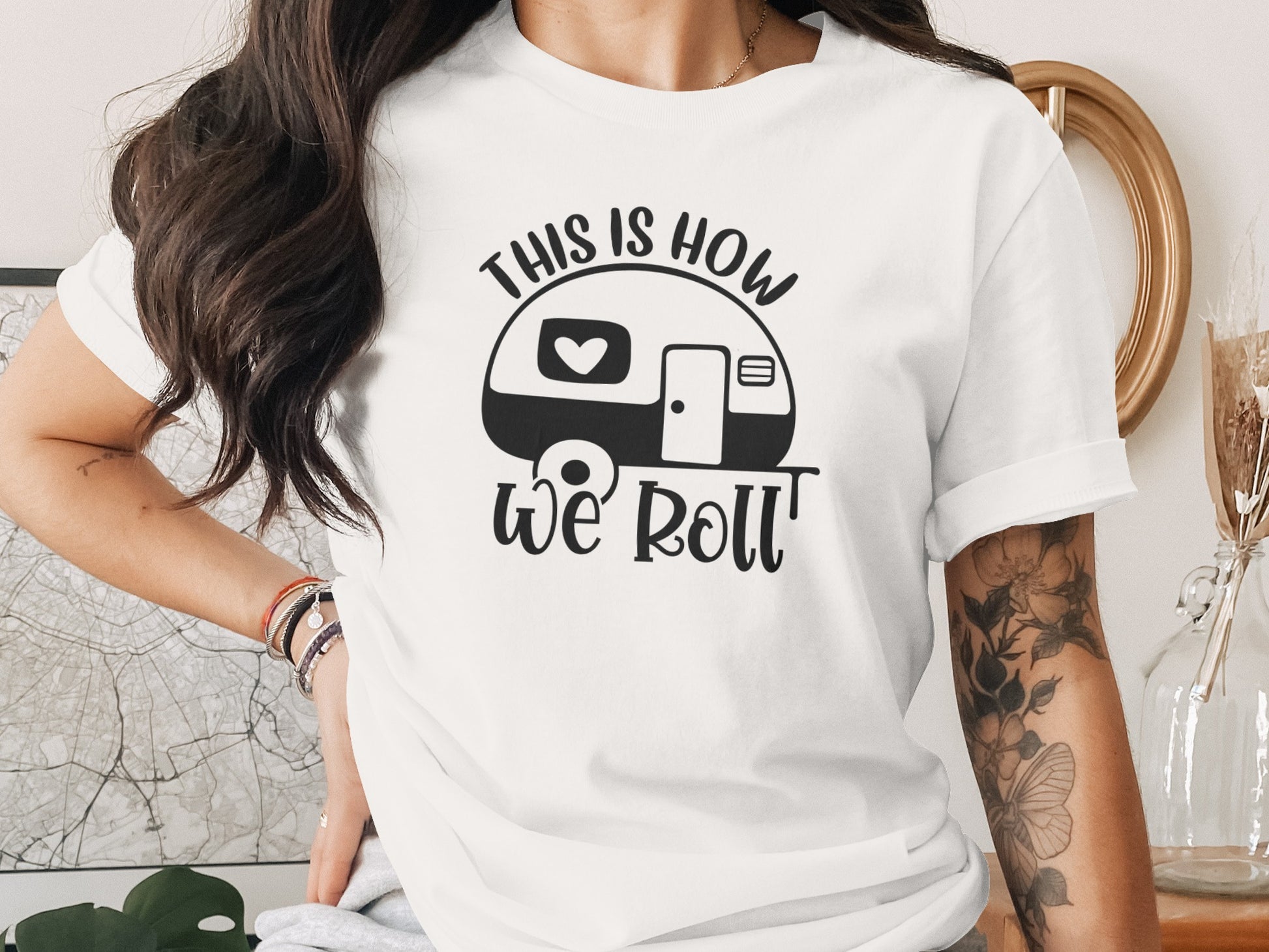 This is How We Roll Camper Graphic For Adventurers T-Shirt T-Shirt - Outdoor & Adventure Collection - Mile Marker 16 Gear by Cloud 16 Clothing Co.
