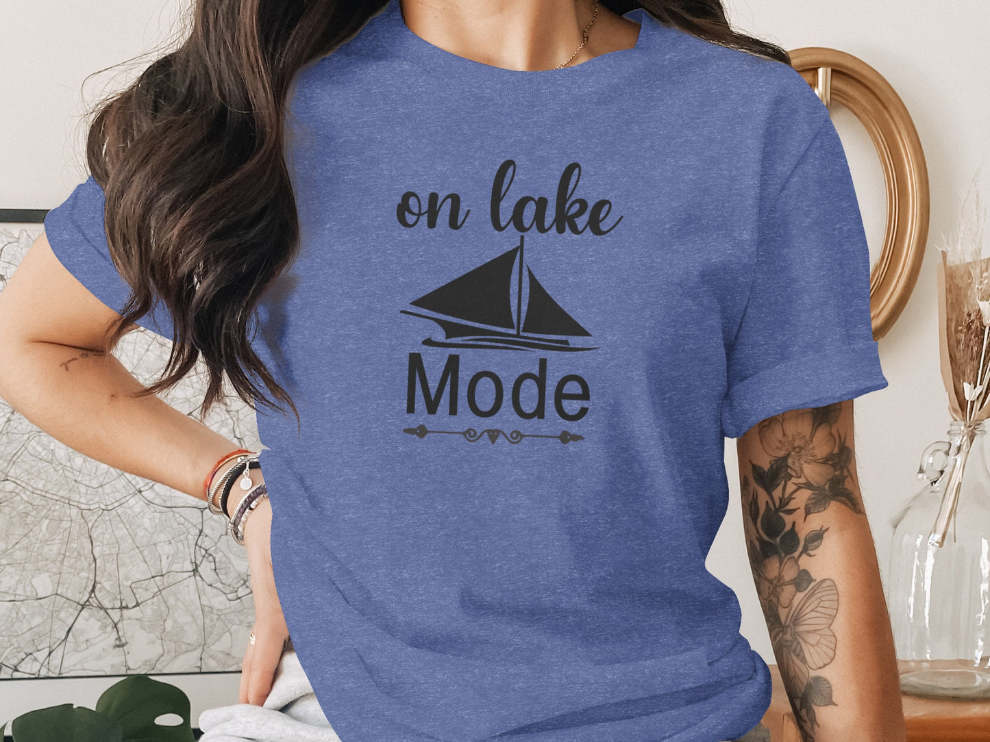 On Lake Mode Boat Vacation Summer Holiday Trip T-Shirt T-Shirt - Outdoor & Adventure Collection - Mile Marker 16 Gear by Cloud 16 Clothing Co.
