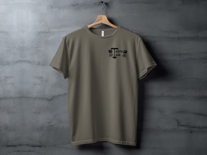 Table Talk Logo Design Casual T-Shirt for Sale