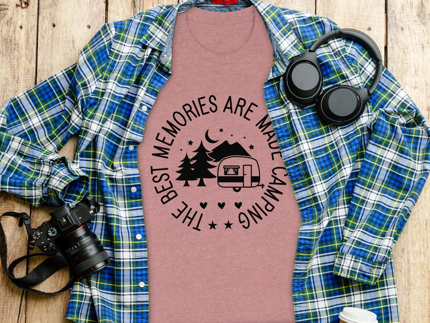 The Best Memories are Made Camping T-Shirt T-Shirt - Outdoor & Adventure Collection - Mile Marker 16 Gear by Cloud 16 Clothing Co.