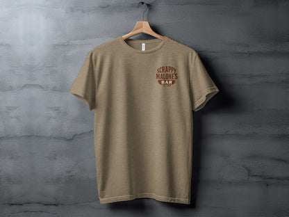 The Only Men I Trust Jack Jim Jose Funny Drinking T-Shirt T-shirt - Scrappy Malone's Bar 100-Proof Humor - Cloud 16 Clothing Co.