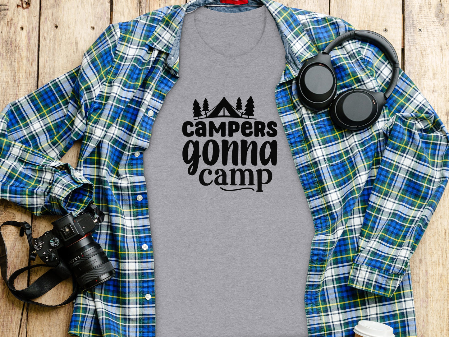 Campers Gonna Camp Camping Outdoor Adventure T-Shirt T-Shirt - Outdoor & Adventure Collection - Mile Marker 16 Gear by Cloud 16 Clothing Co.