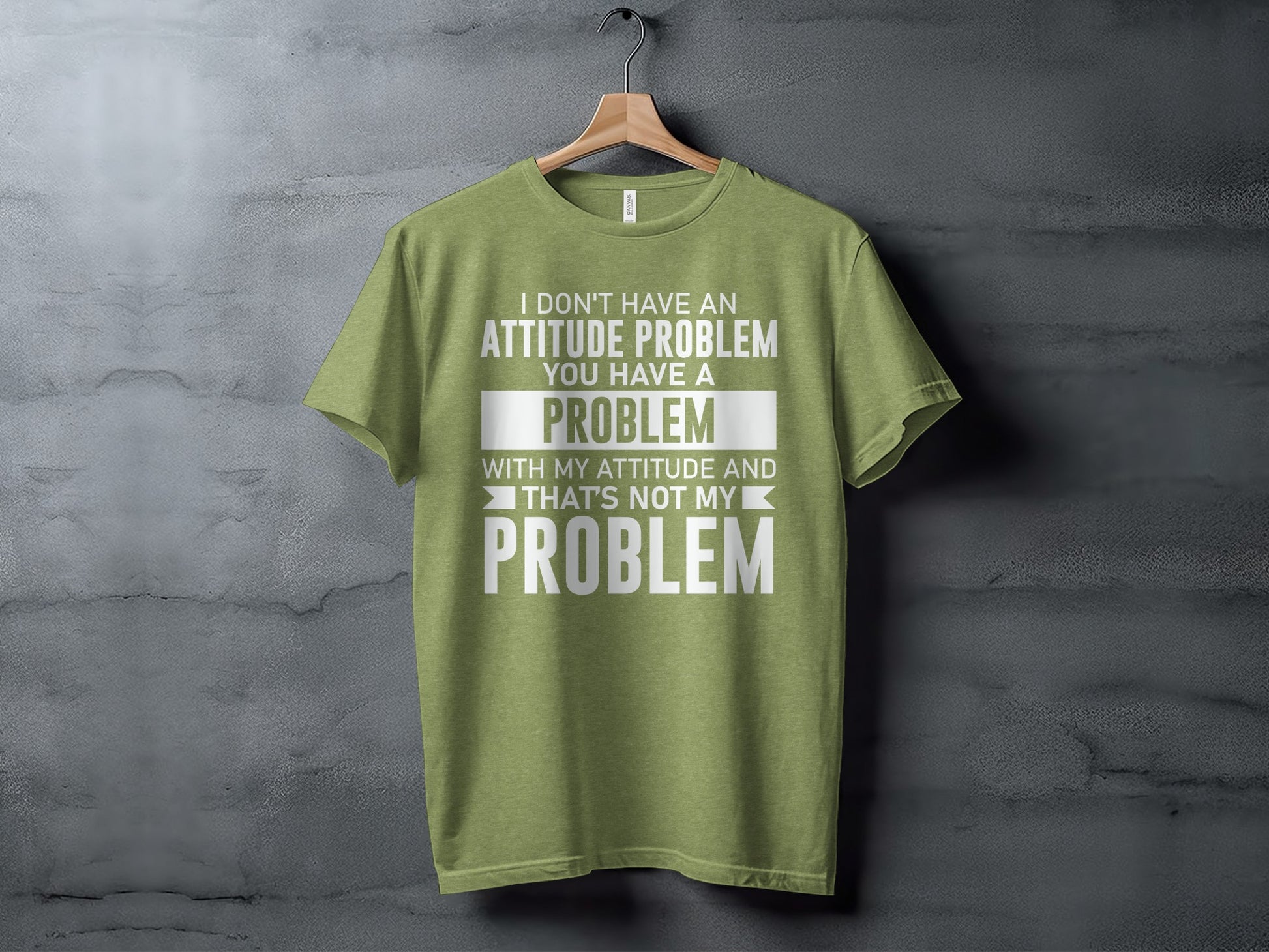 Attitude Problem Statement Graphic Print T-shirt