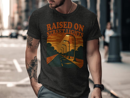 Raised On Street Lights Graphic T-Shirt