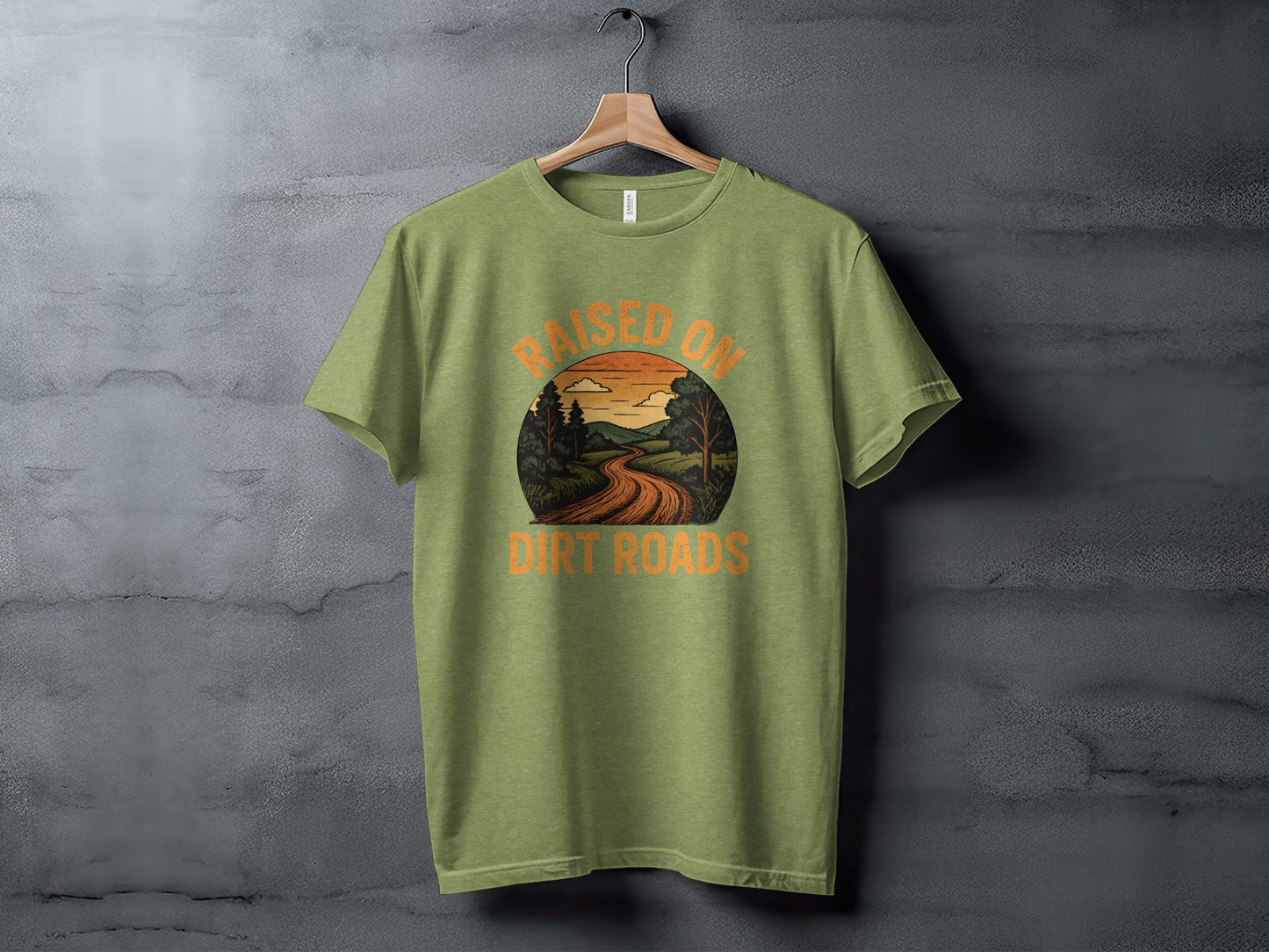 Raised On Dirt Roads Comfortable Graphic Shirt