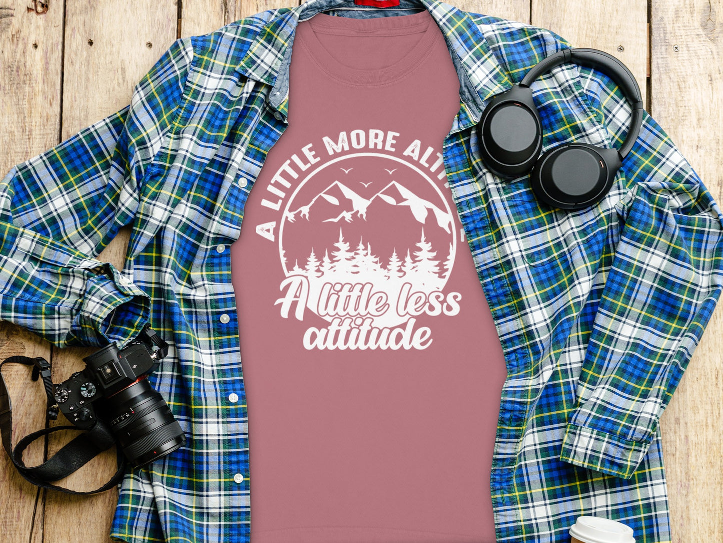 A Little More Altitude A Little Less Attitude Long Sleeve T-Shirt Long Sleeve Tee - Outdoor & Adventure Collection - Mile Marker 16 Gear by Cloud 16 Clothing Co.