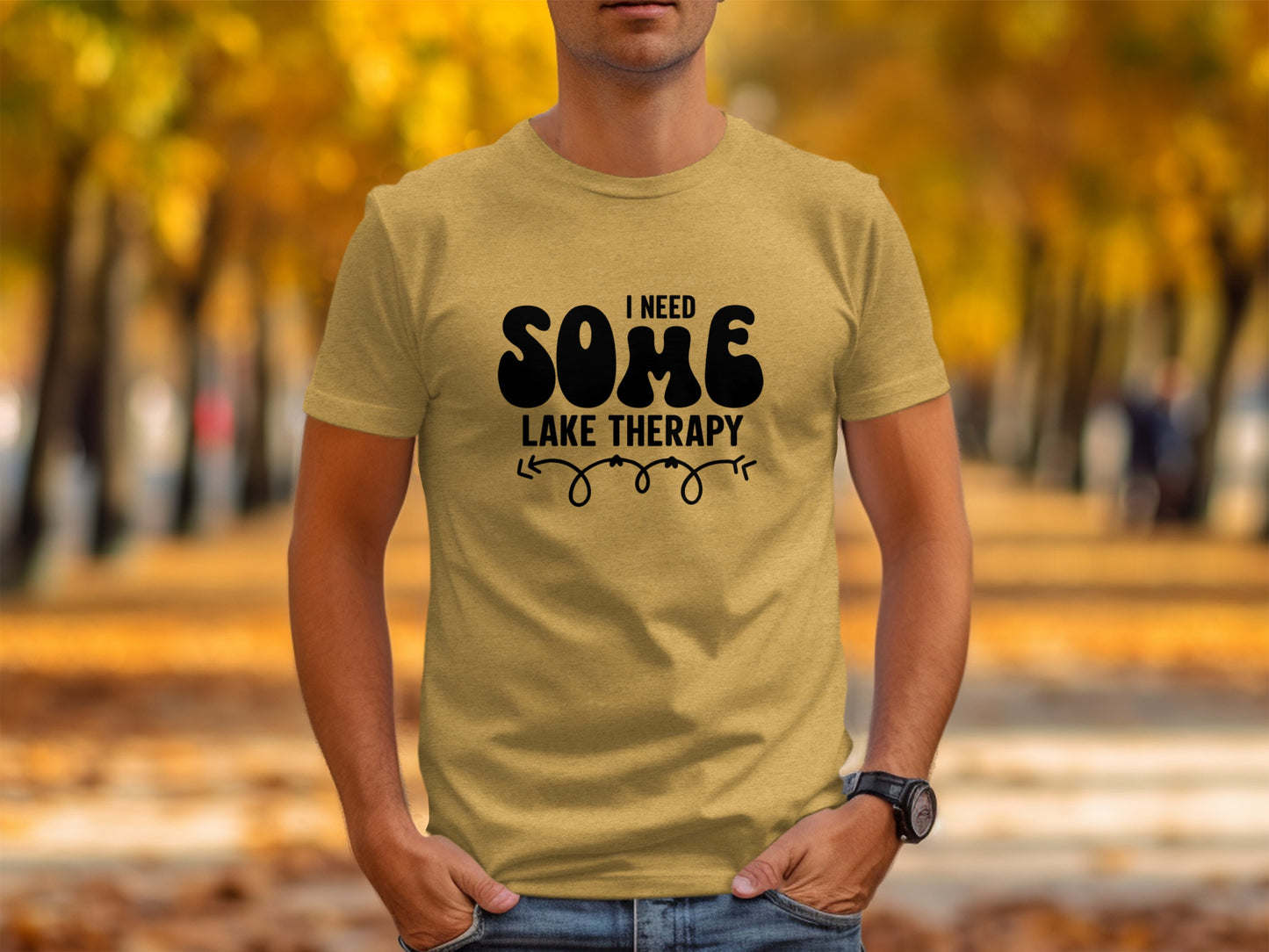 I Need Some Lake Therapy Funny Summer Vacation T-Shirt T-Shirt - Outdoor & Adventure Collection - Mile Marker 16 Gear by Cloud 16 Clothing Co.