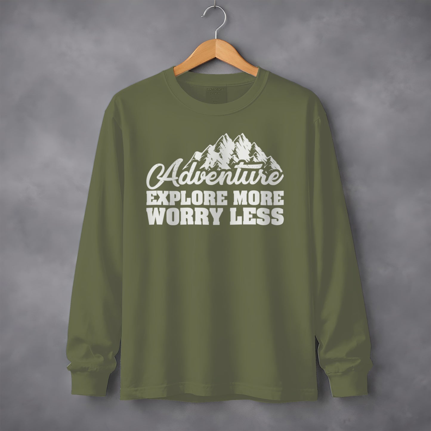 Adventure Explore More Worry Less Long Sleeve Shirt