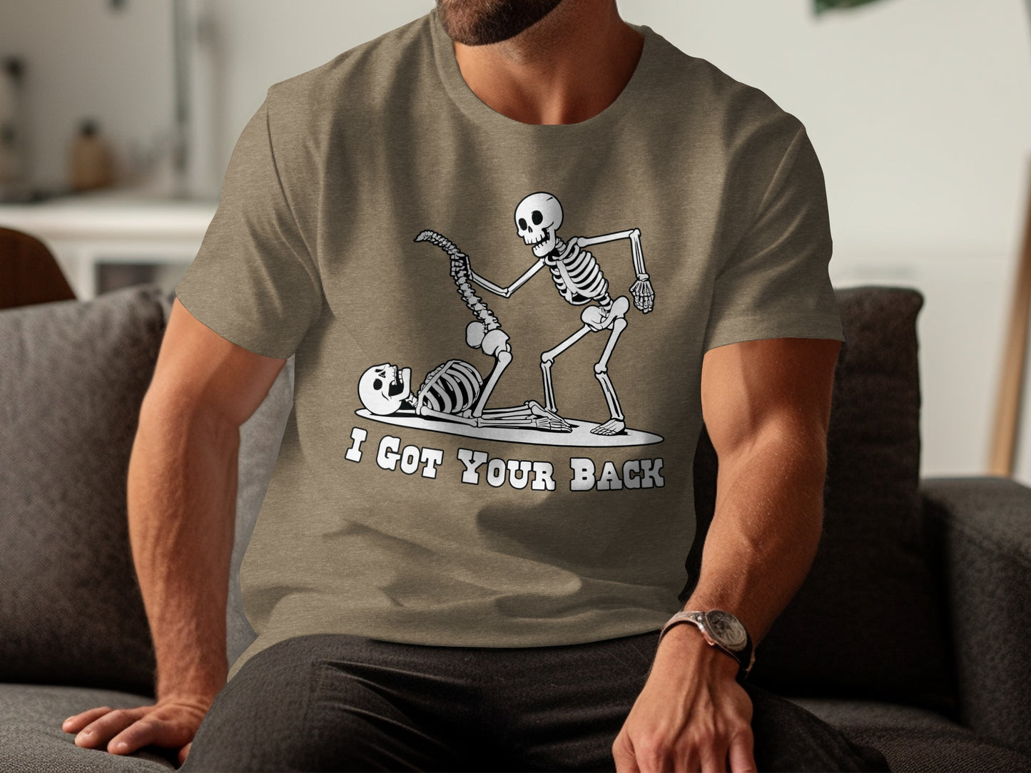 Funny Skeletons I Got Your Back T-Shirt