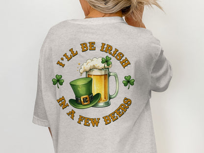 Scrappy Malone's Bar, Shamrock Decor, St Patricks Day, Irish Pub Sign, Gift for Pub Owner, Home Bar Decor T-Shirt - Scrappy Malone's Bar 100-Proof Humor - Cloud 16 Clothing Co.