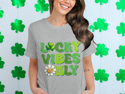 Lucky Vibes Only St. Patrick's Day T-shirt