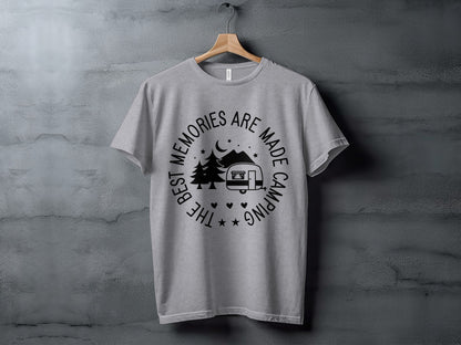 The Best Memories are Made Camping T-Shirt T-Shirt - Outdoor & Adventure Collection - Mile Marker 16 Gear by Cloud 16 Clothing Co.