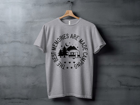 The Best Memories are Made Camping T-Shirt T-Shirt - Outdoor & Adventure Collection - Mile Marker 16 Gear by Cloud 16 Clothing Co.
