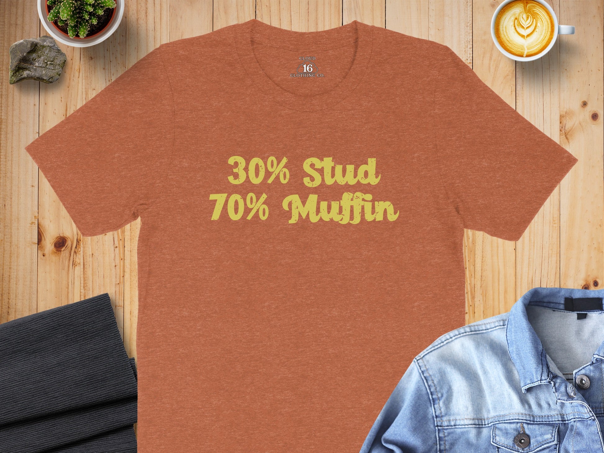 30% Stud 70% Muffin Graphic T-Shirt