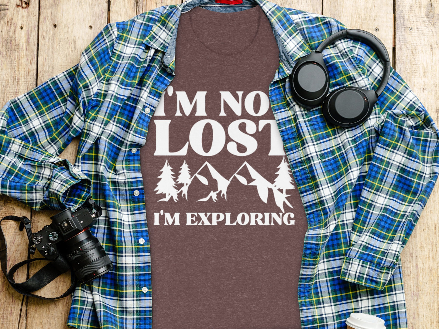 I Am Not Lost I Am Exploring Outdoors Nature T-Shirt T-Shirt - Outdoor & Adventure Collection - Mile Marker 16 Gear by Cloud 16 Clothing Co.