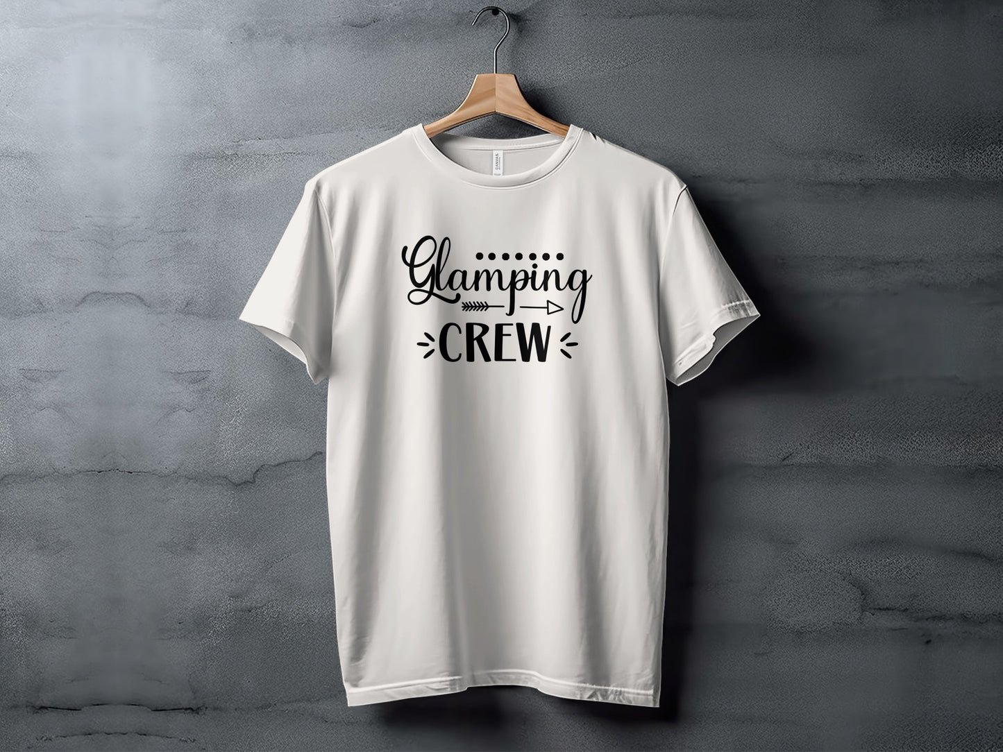 Glamping Crew Camping with Friends Family Outdoors T-Shirt T-Shirt - Outdoor & Adventure Collection - Mile Marker 16 Gear by Cloud 16 Clothing Co.