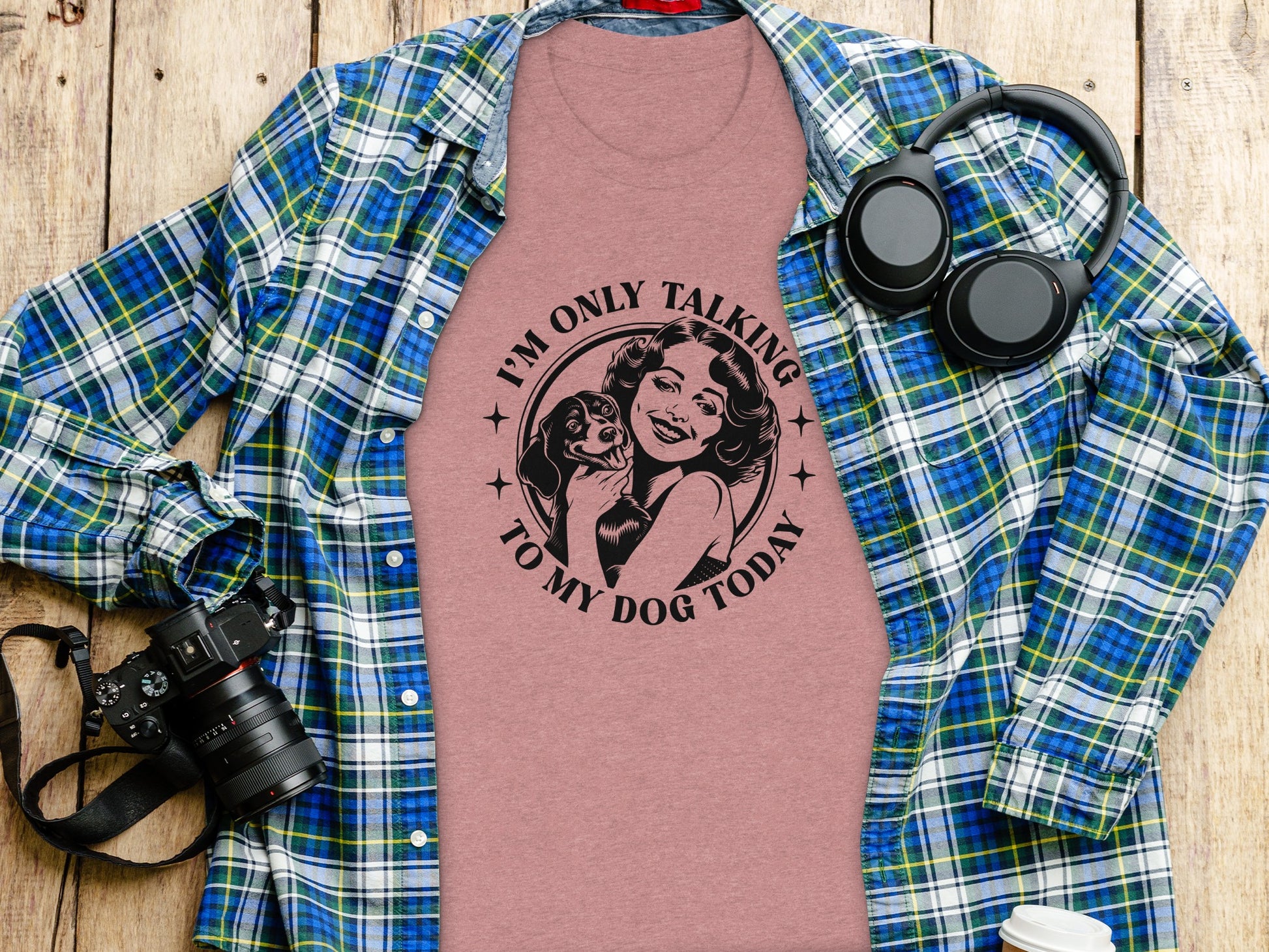 I'm Only Talking To My Dog Today Funny T-Shirt