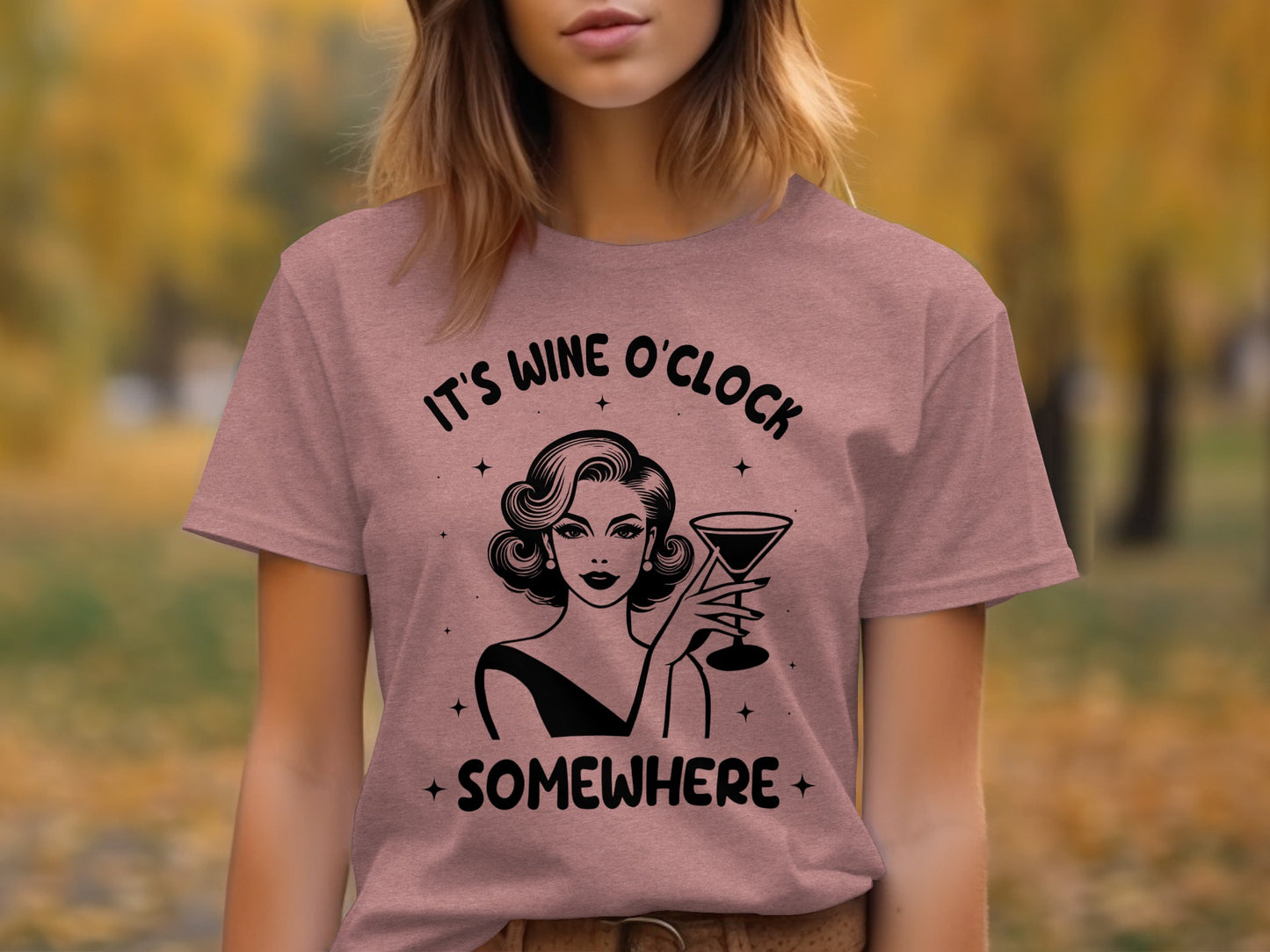 It's Wine O'Clock Somewhere Graphic Tee