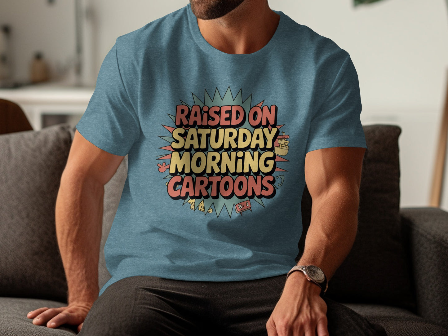 Raised on Saturday Morning Cartoons Graphic Shirt