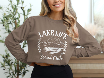 Lake Life Social Club Graphic Long Sleeve Shirt