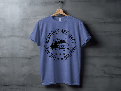The Best Memories are Made Camping T-Shirt T-Shirt - Outdoor & Adventure Collection - Mile Marker 16 Gear by Cloud 16 Clothing Co.