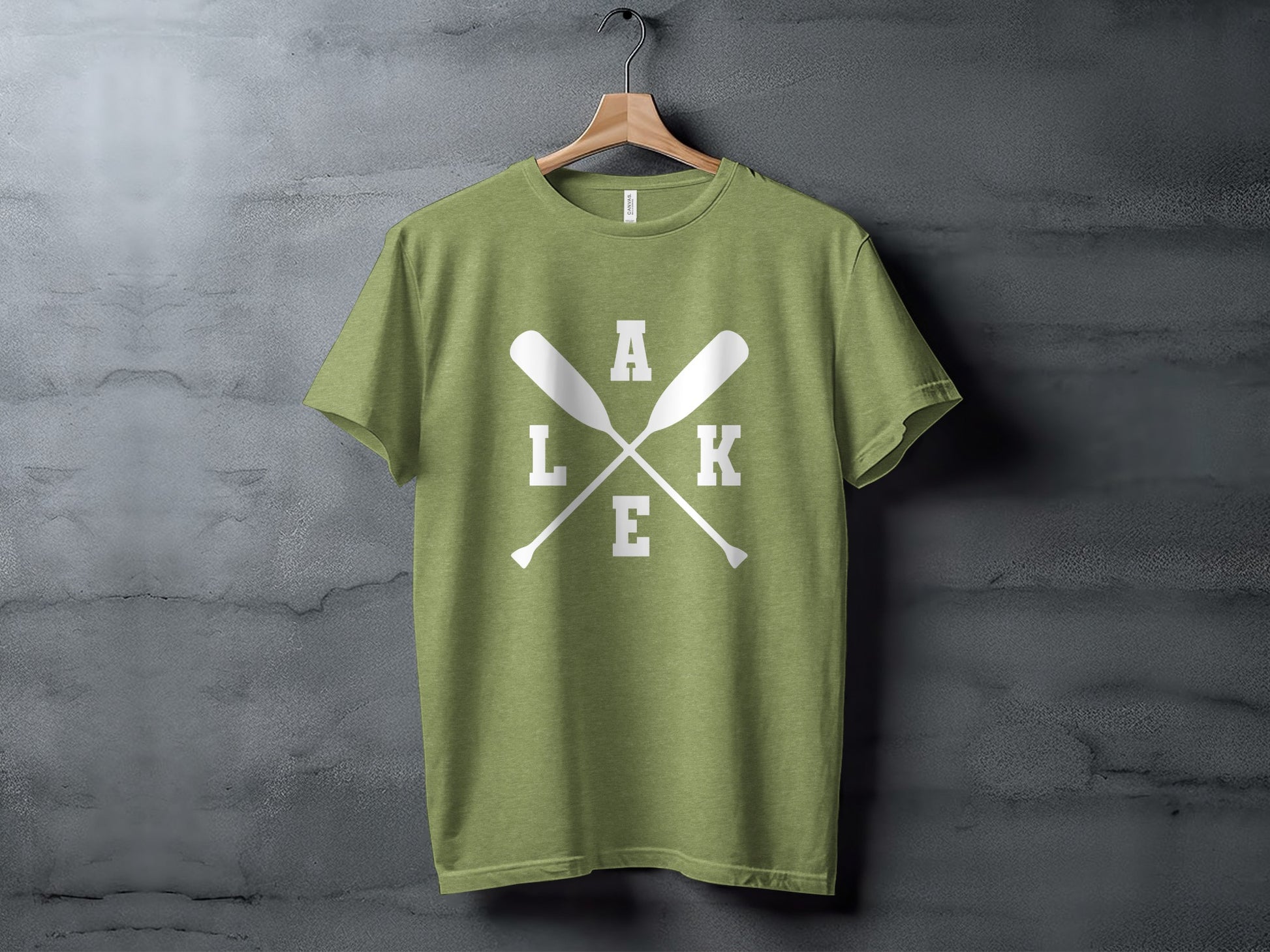 A Lake With Paddle Outdoors Adventure Summer Vacation T-Shirt T-Shirt - Outdoor & Adventure Collection - Mile Marker 16 Gear by Cloud 16 Clothing Co.