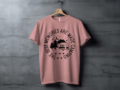 The Best Memories are Made Camping T-Shirt T-Shirt - Outdoor & Adventure Collection - Mile Marker 16 Gear by Cloud 16 Clothing Co.