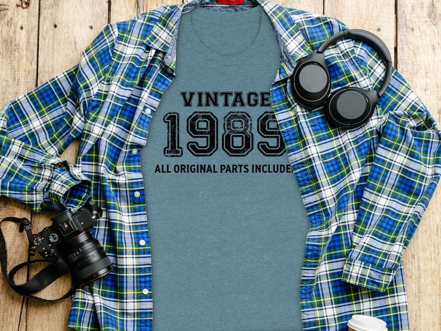 Vintage 1989 All Original Parts Included Graphic Shirt