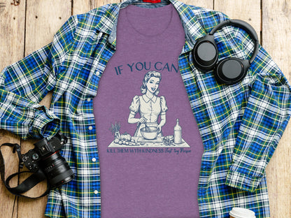 Kill Them with Kindness Just Try Poison Graphic T-Shirt
