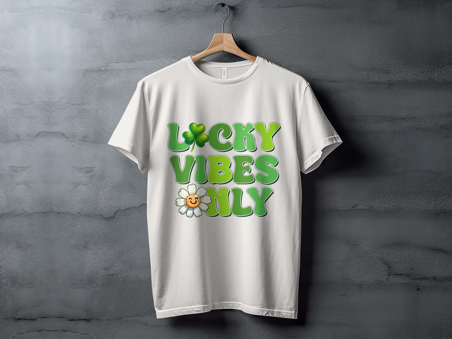Lucky Vibes Only Fun and Positive Classic T-Shirt