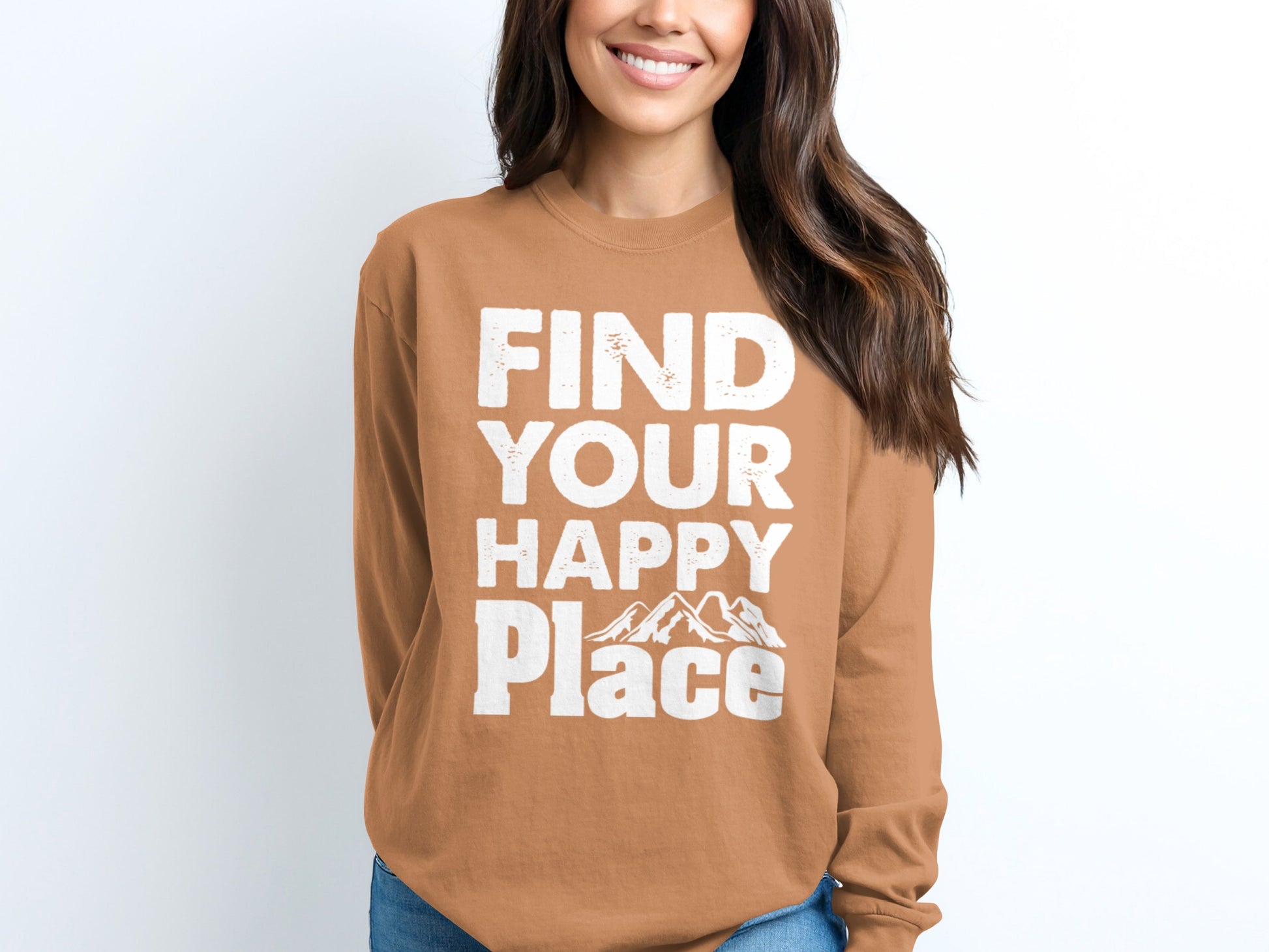 Find Your Happy Place Motivational Sweater