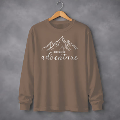 Life Is For Adventure Mountain Graphic Shirt