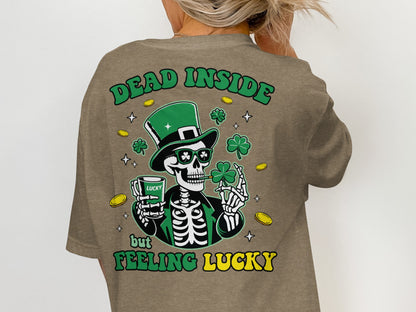 Scrappy Malone's Bar, Unique Design, Other Products, Bar Decor, Irish Theme, Lucky Clover Design, St Patricks Day Gift, Green, Circle T-Shirt - Scrappy Malone's Bar 100-Proof Humor - Cloud 16 Clothing Co.