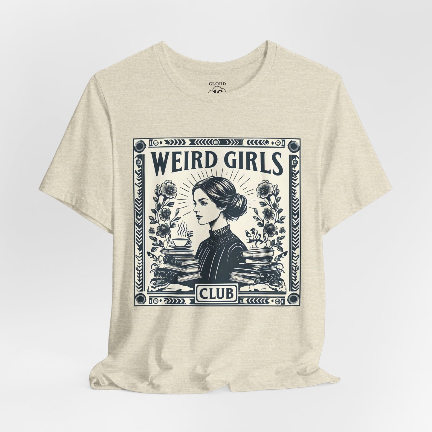 Weird Girls Club Vintage T-Shirt - Feminist Graphic Tee for Women