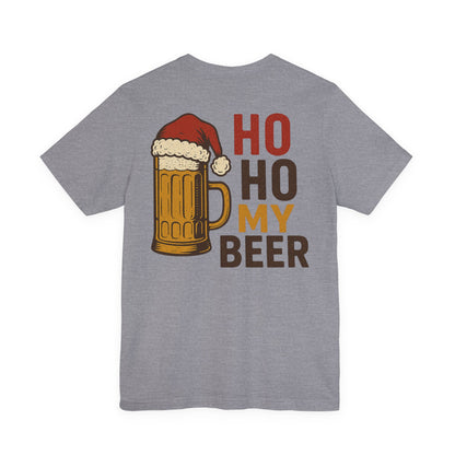 Scrappy Malone's Bar Christmas Tee — "Ho Ho My Beer" Beer Lover T-Shirt