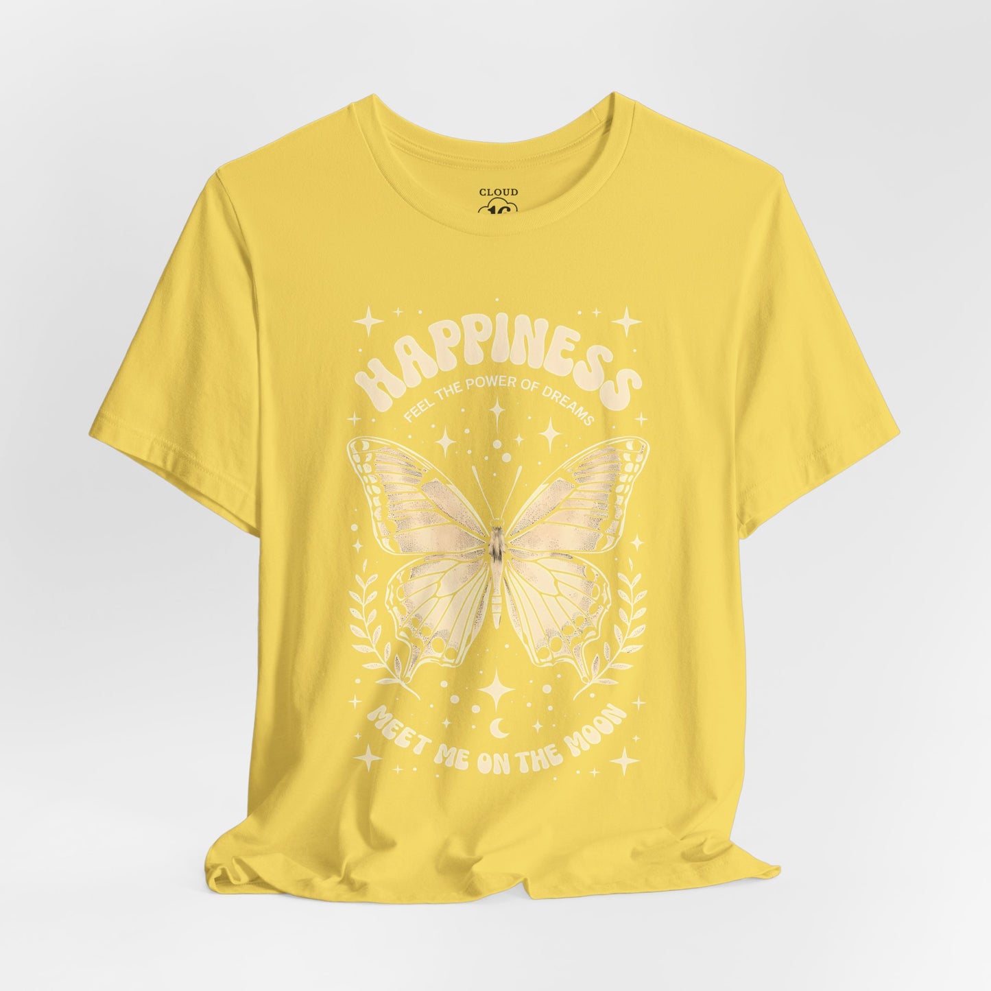 Happiness Butterfly Tee - Womens Inspirational T-Shirt | Positive Vibes Apparel
