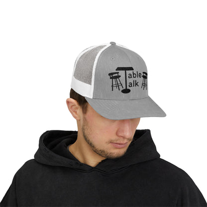 Table Talk Logo Embroidered Snapback Trucker Cap