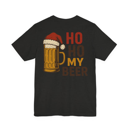 Scrappy Malone's Bar Christmas Tee — "Ho Ho My Beer" Beer Lover T-Shirt