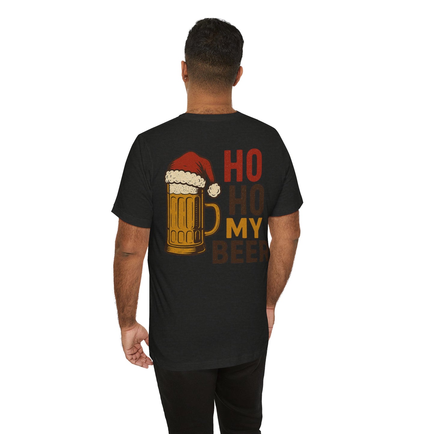 Scrappy Malone's Bar Christmas Tee — "Ho Ho My Beer" Beer Lover T-Shirt
