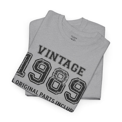 Vintage 1989 Retro T-Shirt - Premium Unisex Cotton Tee
