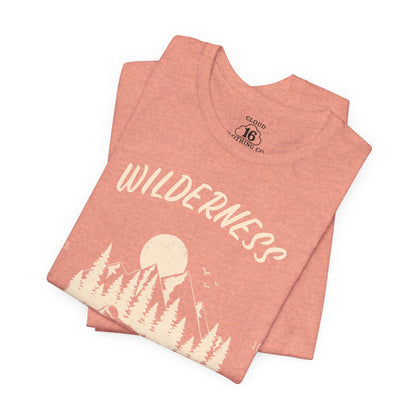 Wilderness Adventure T-Shirt - Unisex Nature Lover Tee for Hiking & Camping
