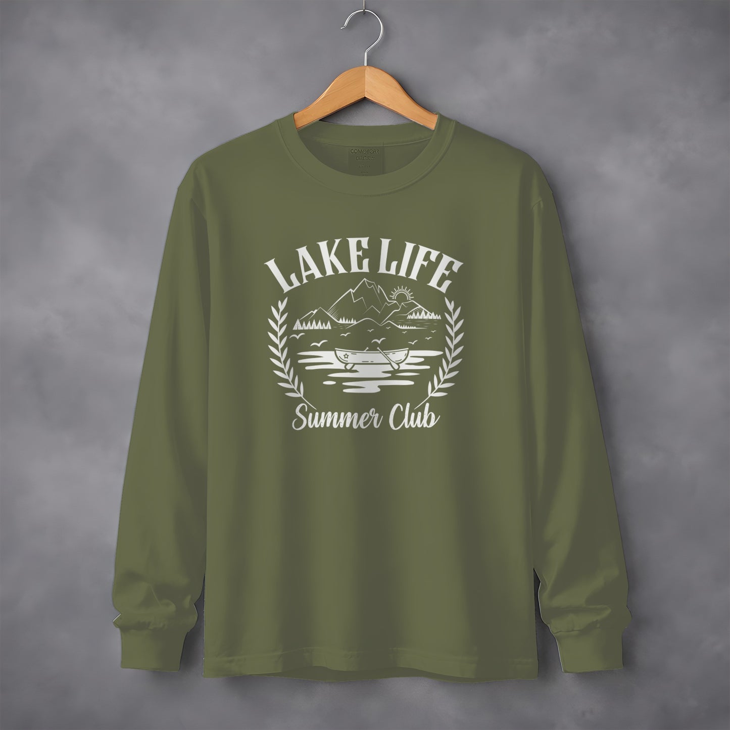 Lake Life Summer Club Graphic Long Sleeve Shirt