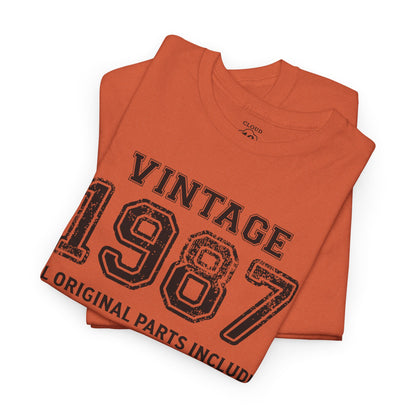 Vintage 1987 Retro T-Shirt - Premium Unisex Cotton Tee