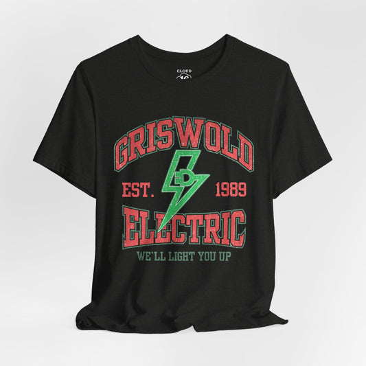 Griswold Electric Christmas Lights T-Shirt - Retro Holiday Graphic Tee
