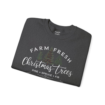 Farm Fresh Christmas Trees Crewneck Sweatshirt