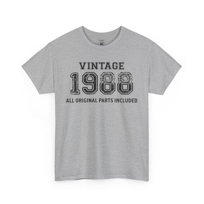 Vintage 1988 Retro T-Shirt - Premium Unisex Cotton Tee