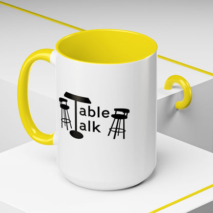 Table Talk Mug — Coffee Cup with Logo &  Match Card
